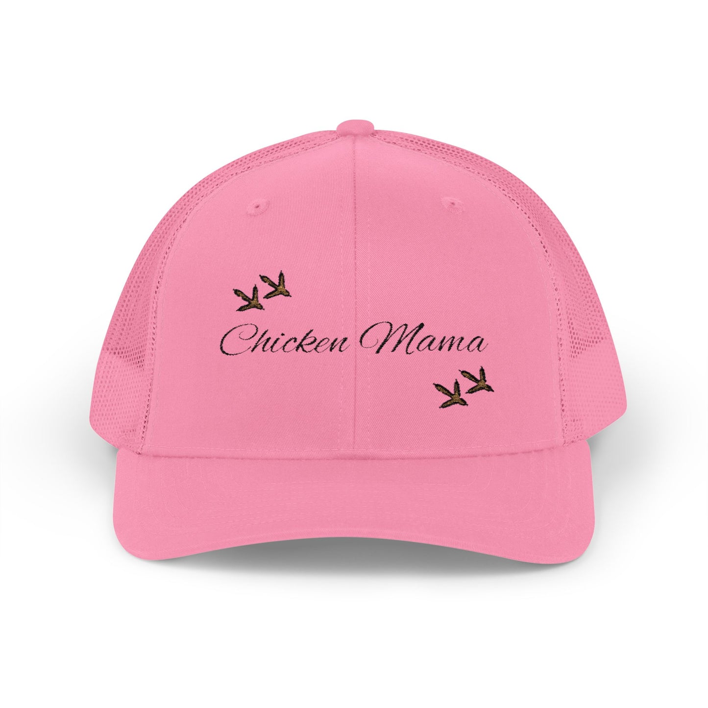 Chicken Mama Embroidered Snapback Trucker Cap