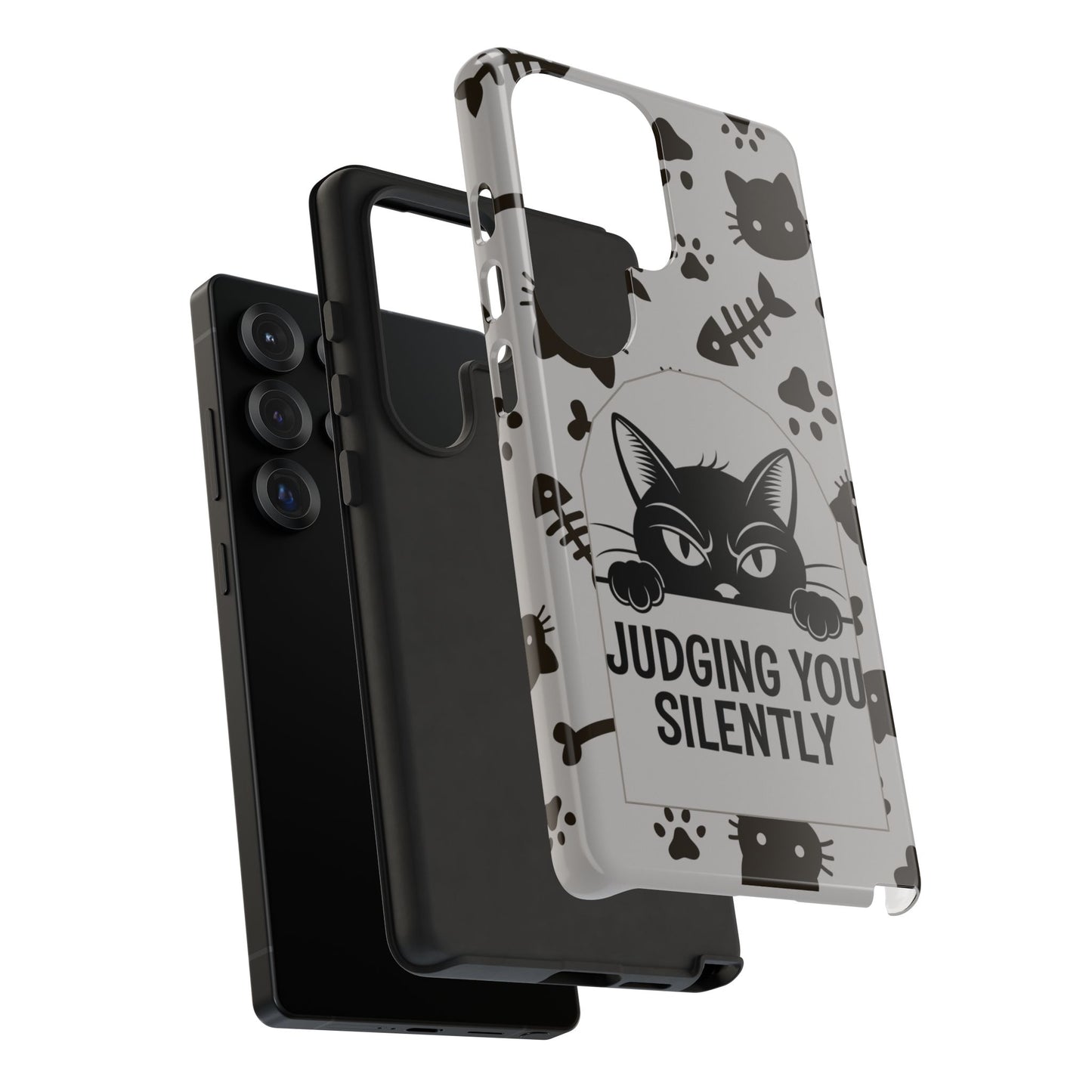 Cat Phone Case - Judging You Silently Design