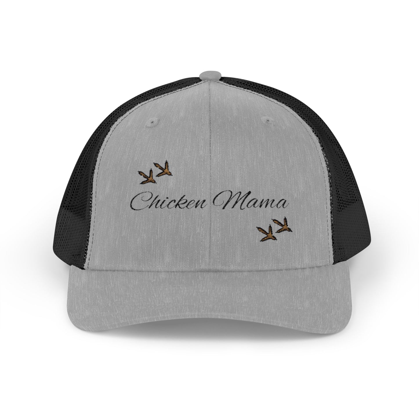 Chicken Mama Embroidered Snapback Trucker Cap
