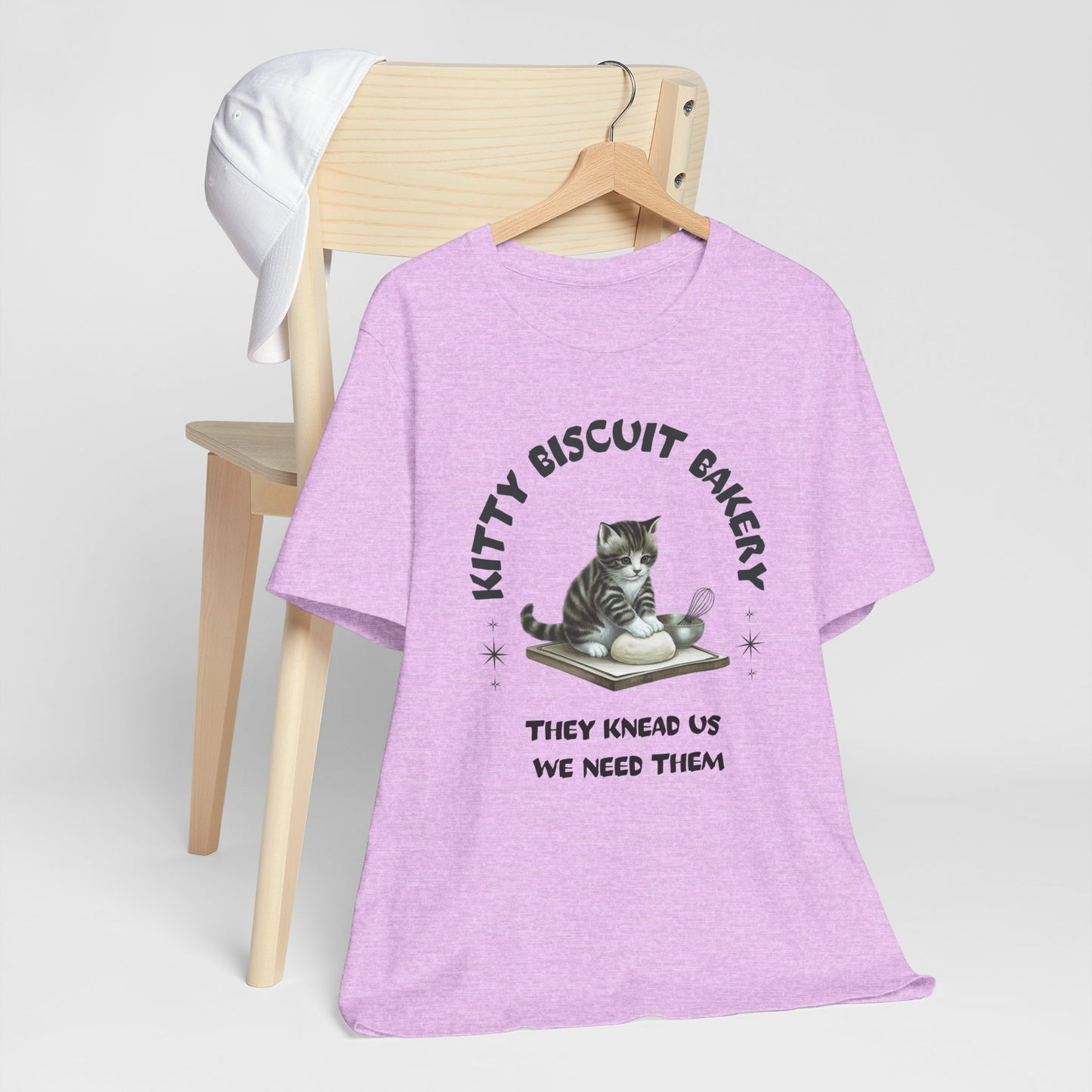 Kitty Biscuit Bakery Tee | Unisex Cat Lover Shirt, Fun Animal Gift, Pet-Themed Apparel, Cute Cat T-Shirt, Cozy Everyday Wear