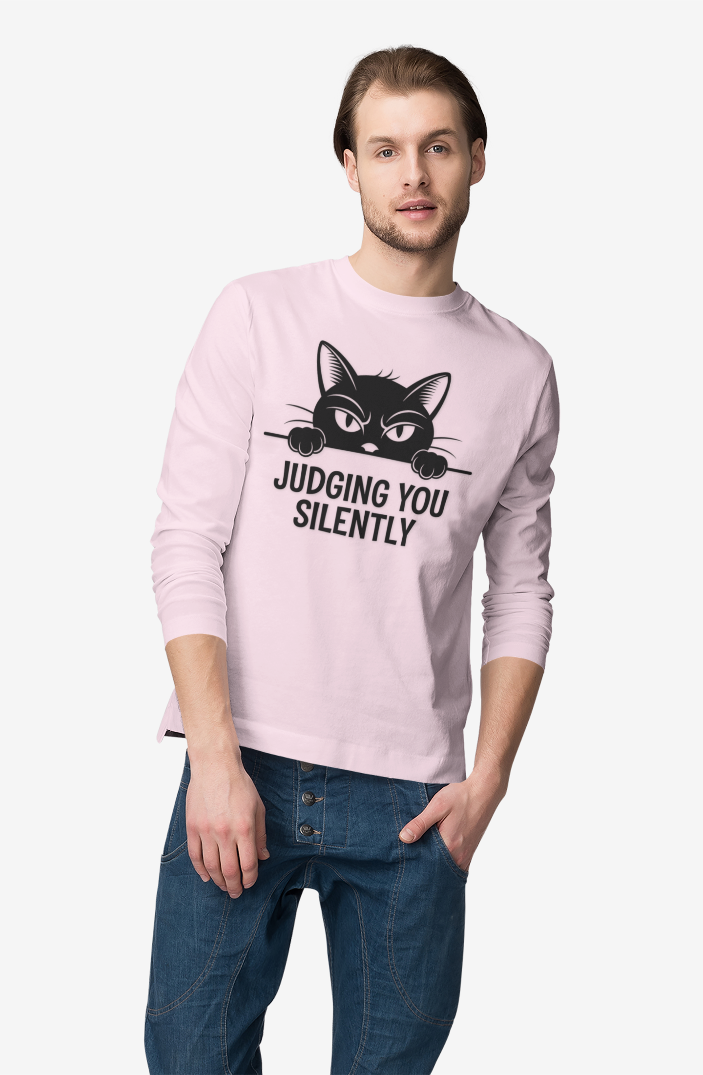 Judging You Silently Long Sleeve Tee