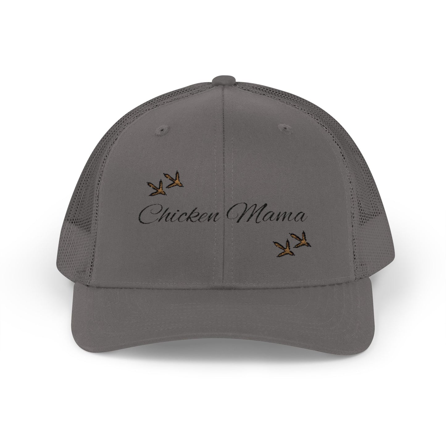 Chicken Mama Embroidered Snapback Trucker Cap