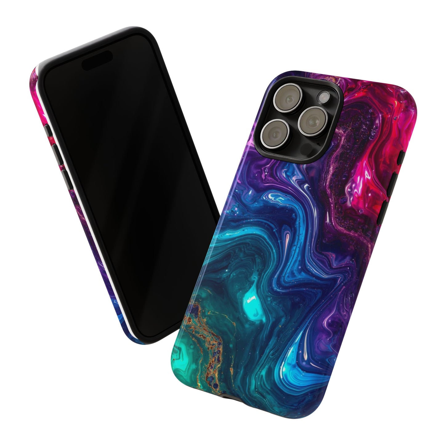 Vibrant Phone Case, Tough Cases for Protection, Colorful Cell Phone Cover, Unique Phone Accessory, Stylish Gifts for Her
