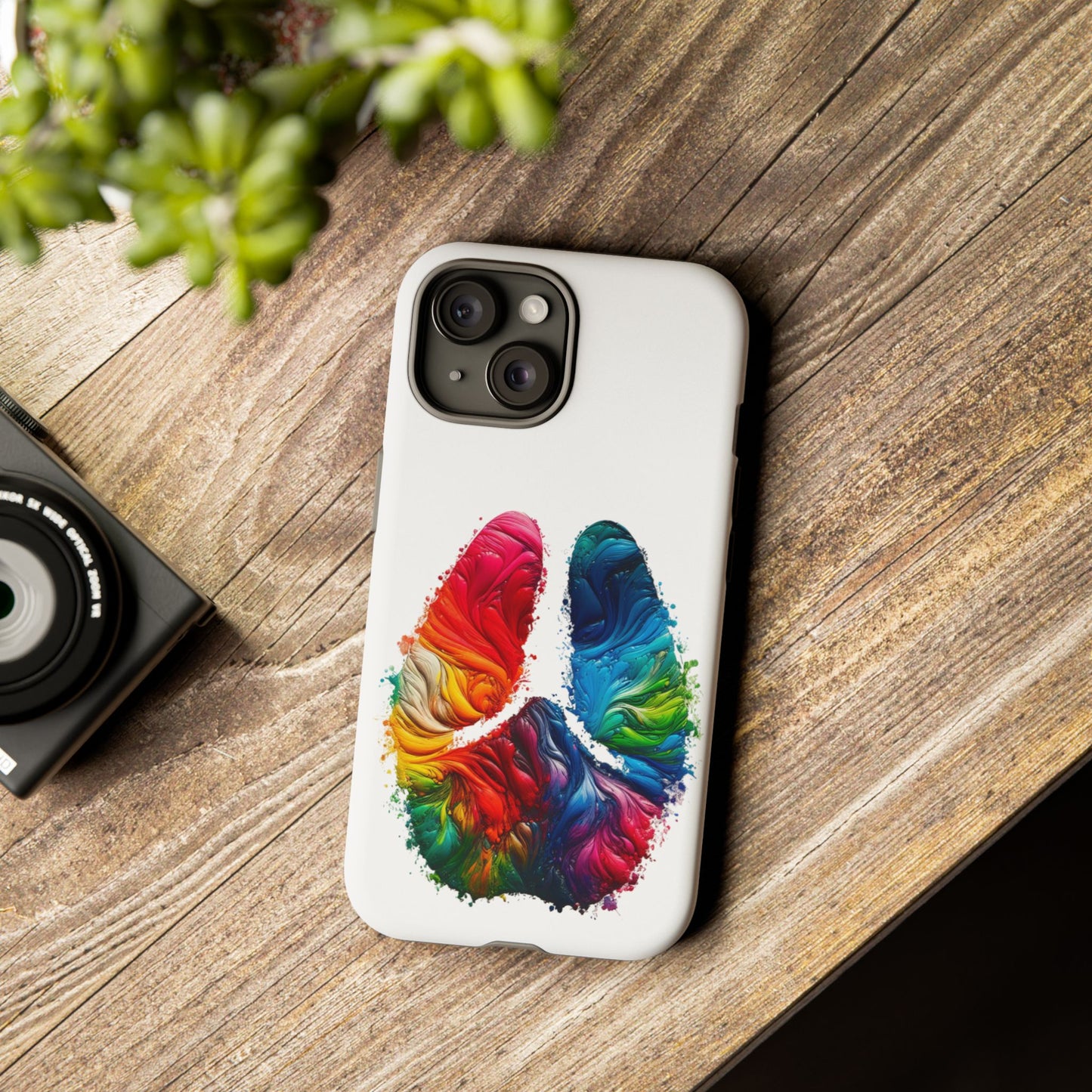 Vibrant Phone Case - Tough Cases with a Colorful Abstract of a cow hoof, Unique Phone Cover, Art Phone Accessories