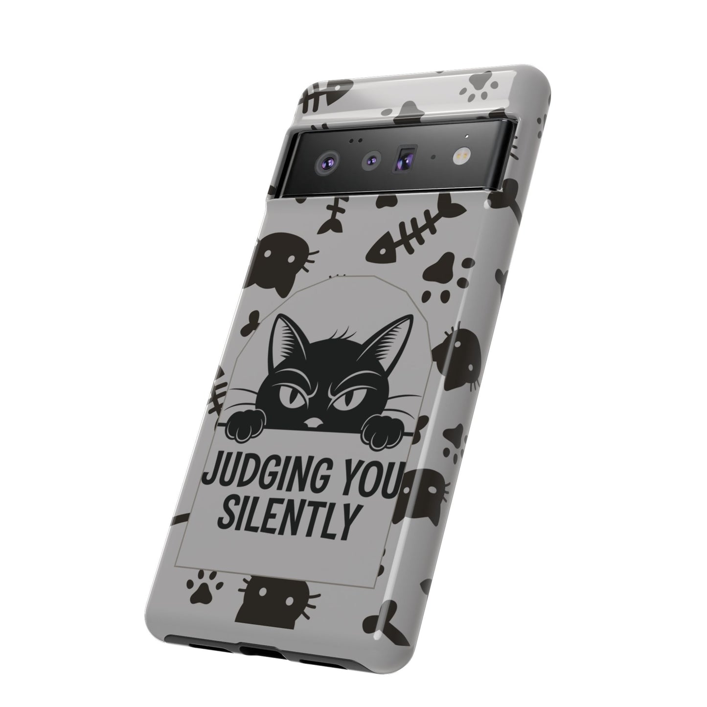 Cat Phone Case - Judging You Silently Design