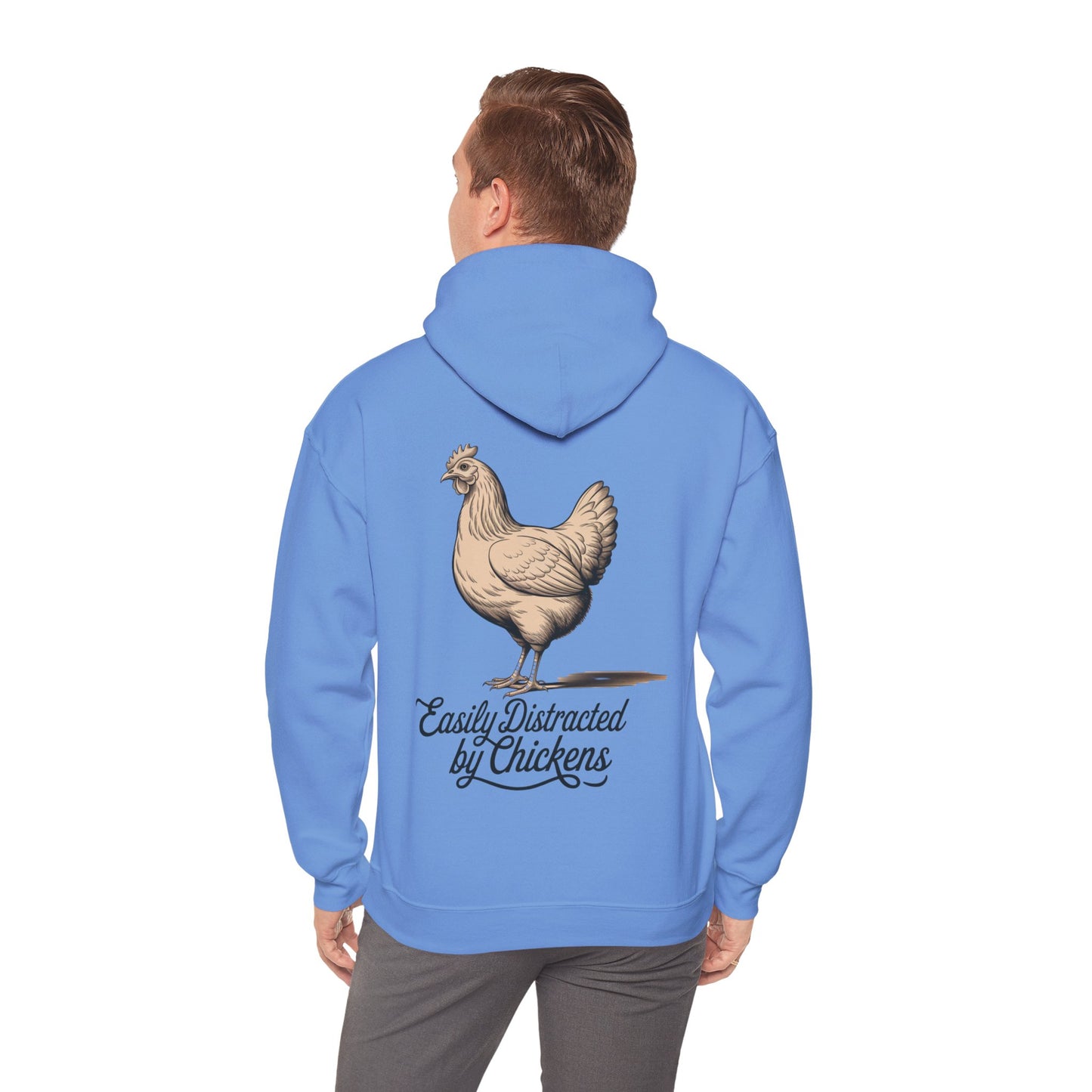 Easily Distracted by Chickens Hoodie