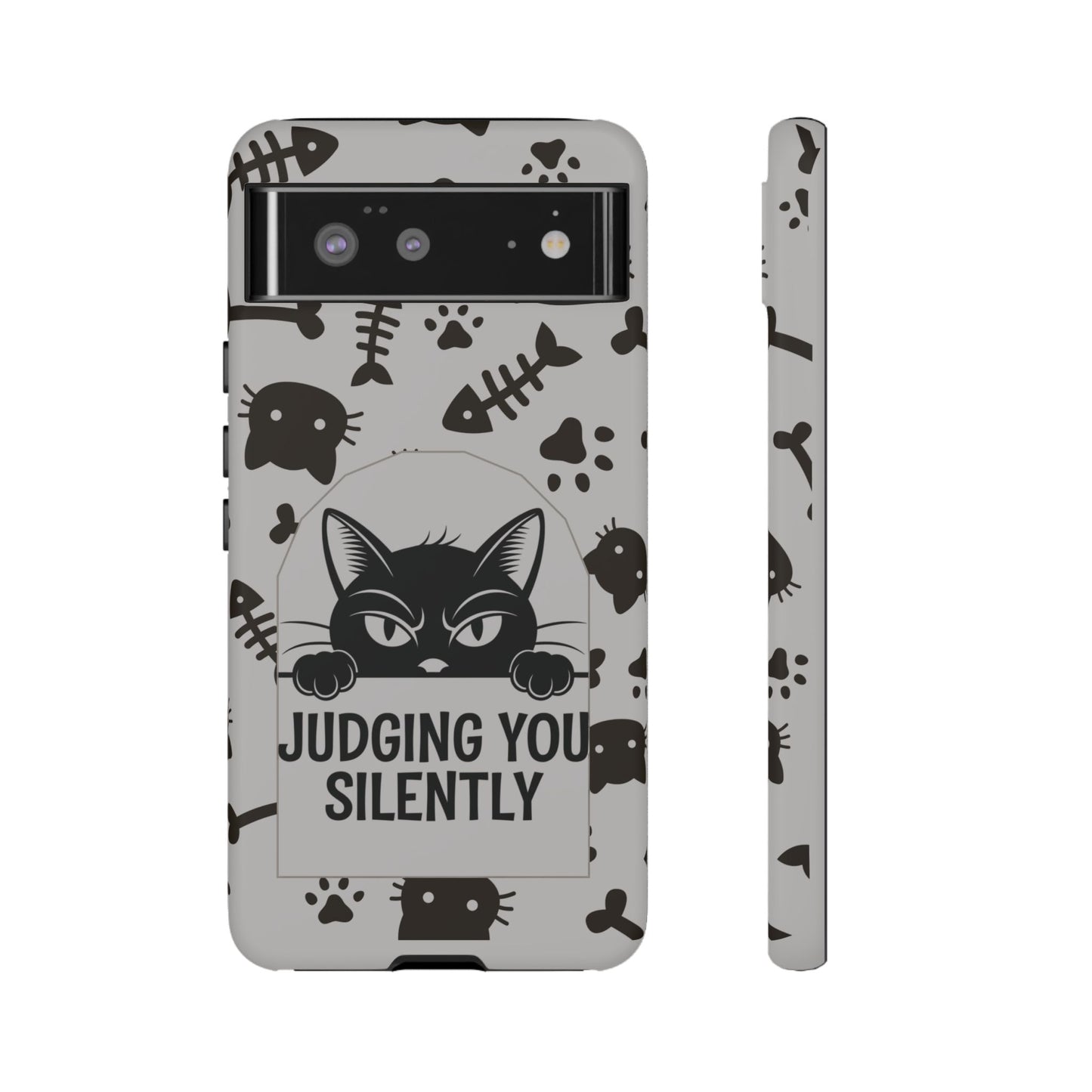 Cat Phone Case - Judging You Silently Design