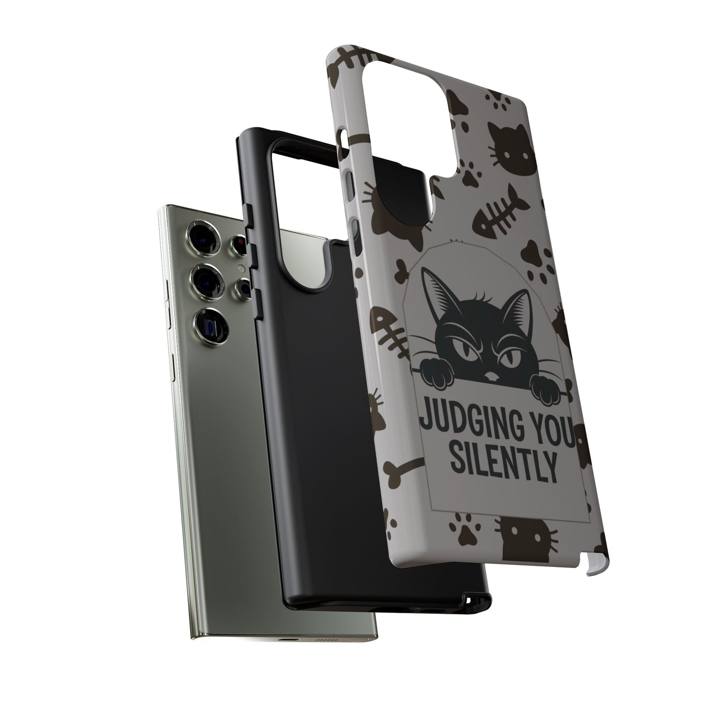 Cat Phone Case - Judging You Silently Design