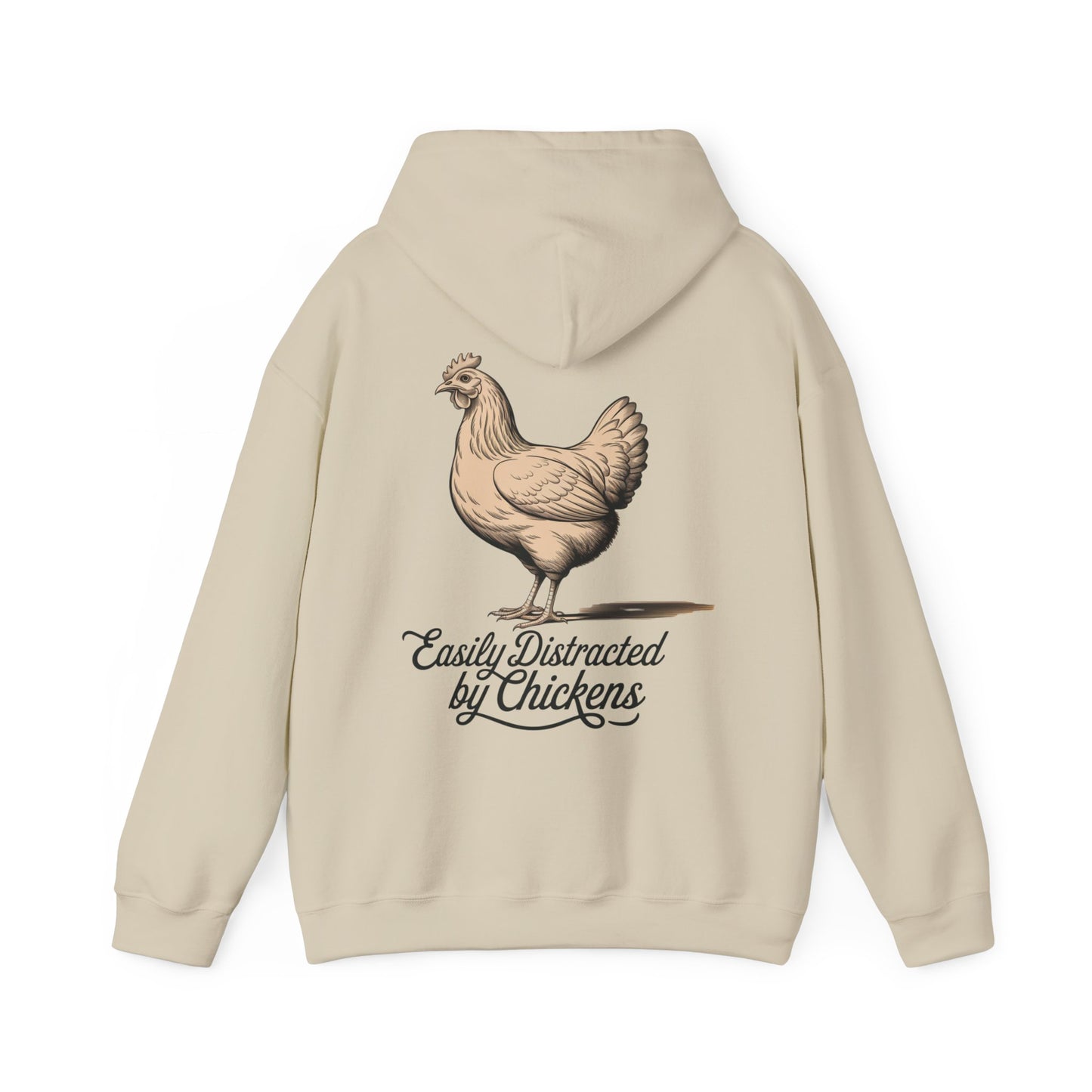 Easily Distracted by Chickens Hoodie