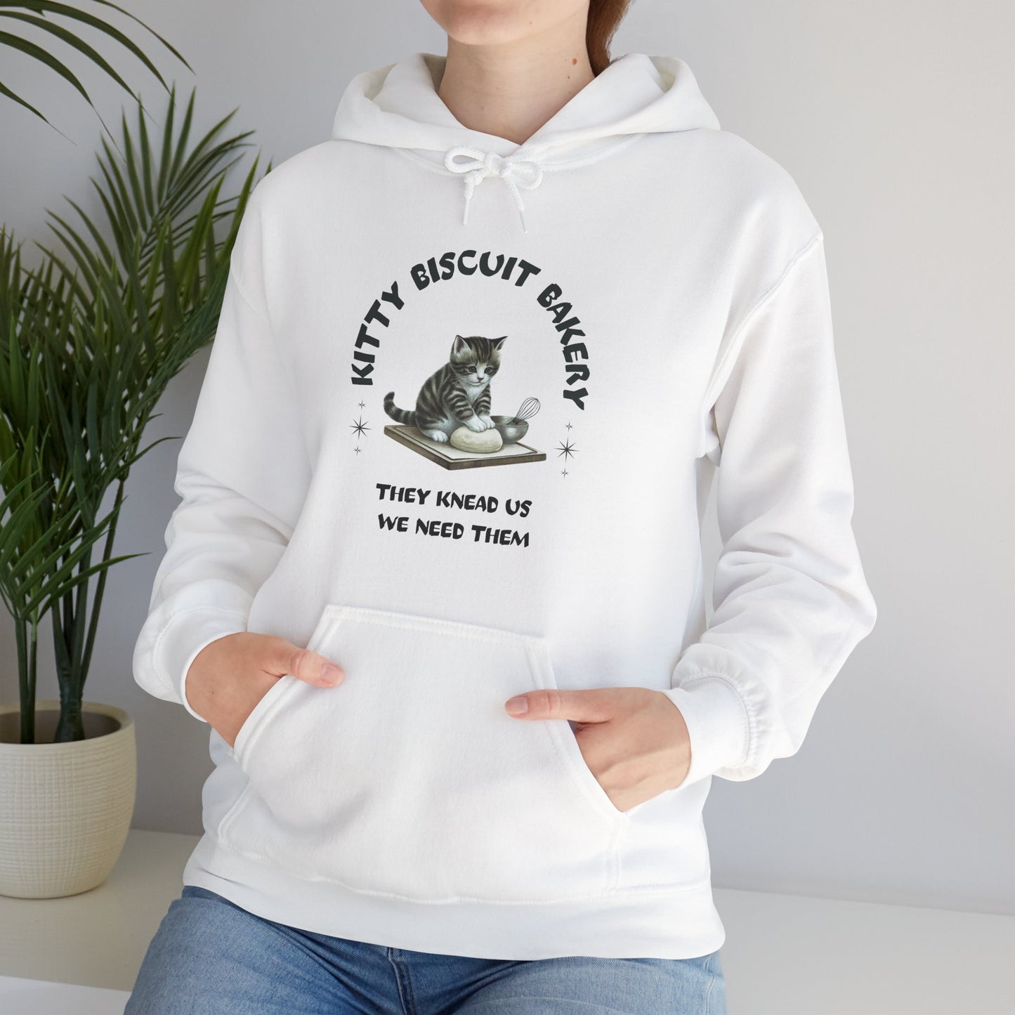 Kitty Biscuit Bakery Hoodie - Cozy Unisex hoodie for Cat Lovers
