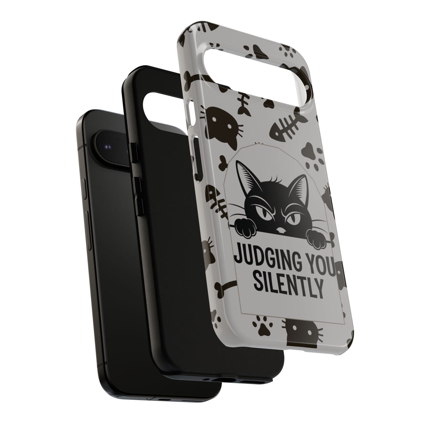 Cat Phone Case - Judging You Silently Design