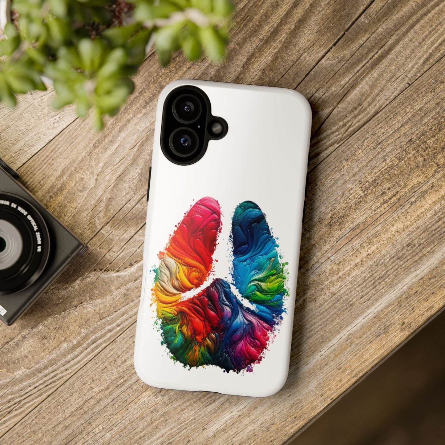 Vibrant Phone Case - Tough Cases with a Colorful Abstract of a cow hoof, Unique Phone Cover, Art Phone Accessories