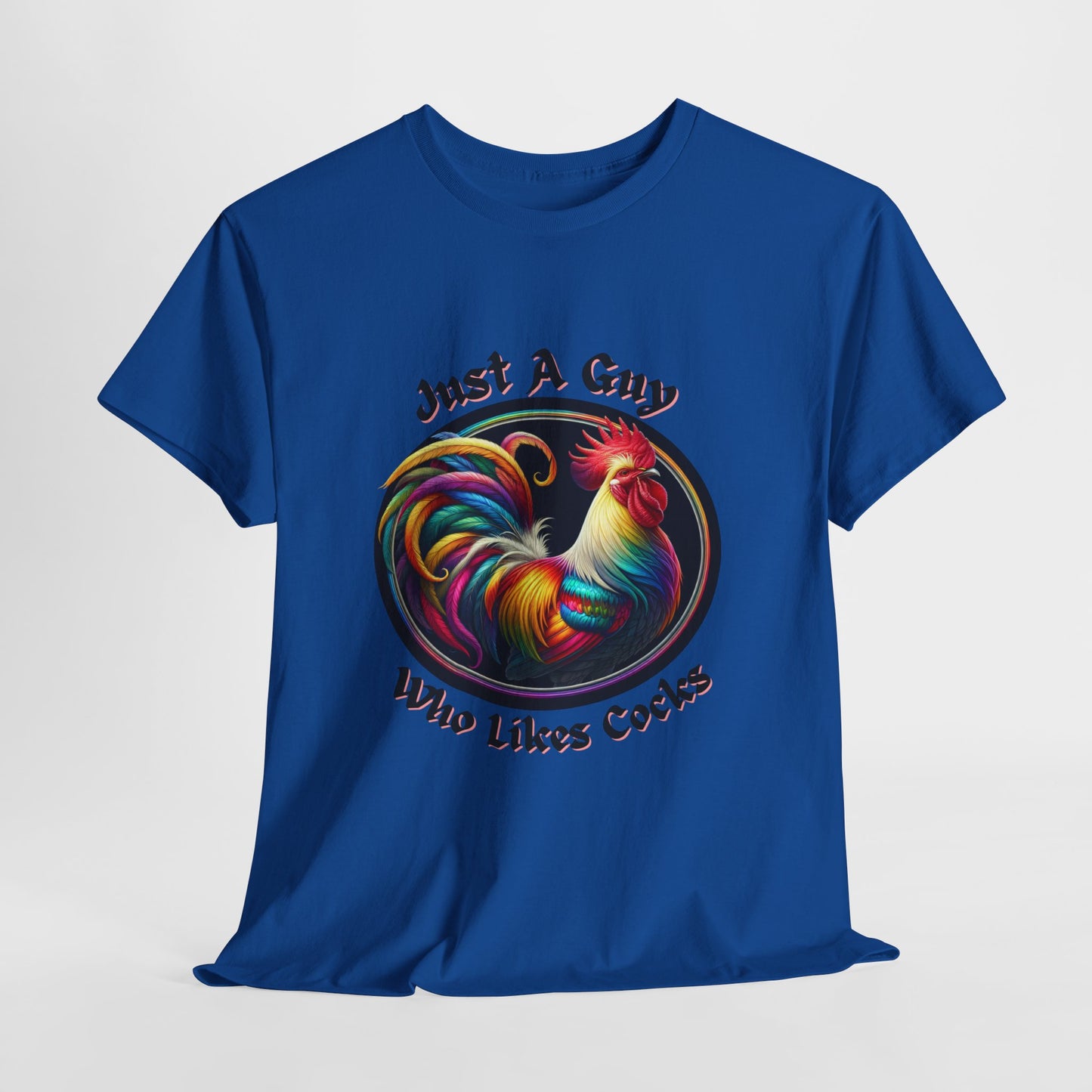 Colorful Rooster Graphic Tee for Fun Lovers, Quirky Gift, Casual Wear, Party Shirt, Farm Life Enthusiasts