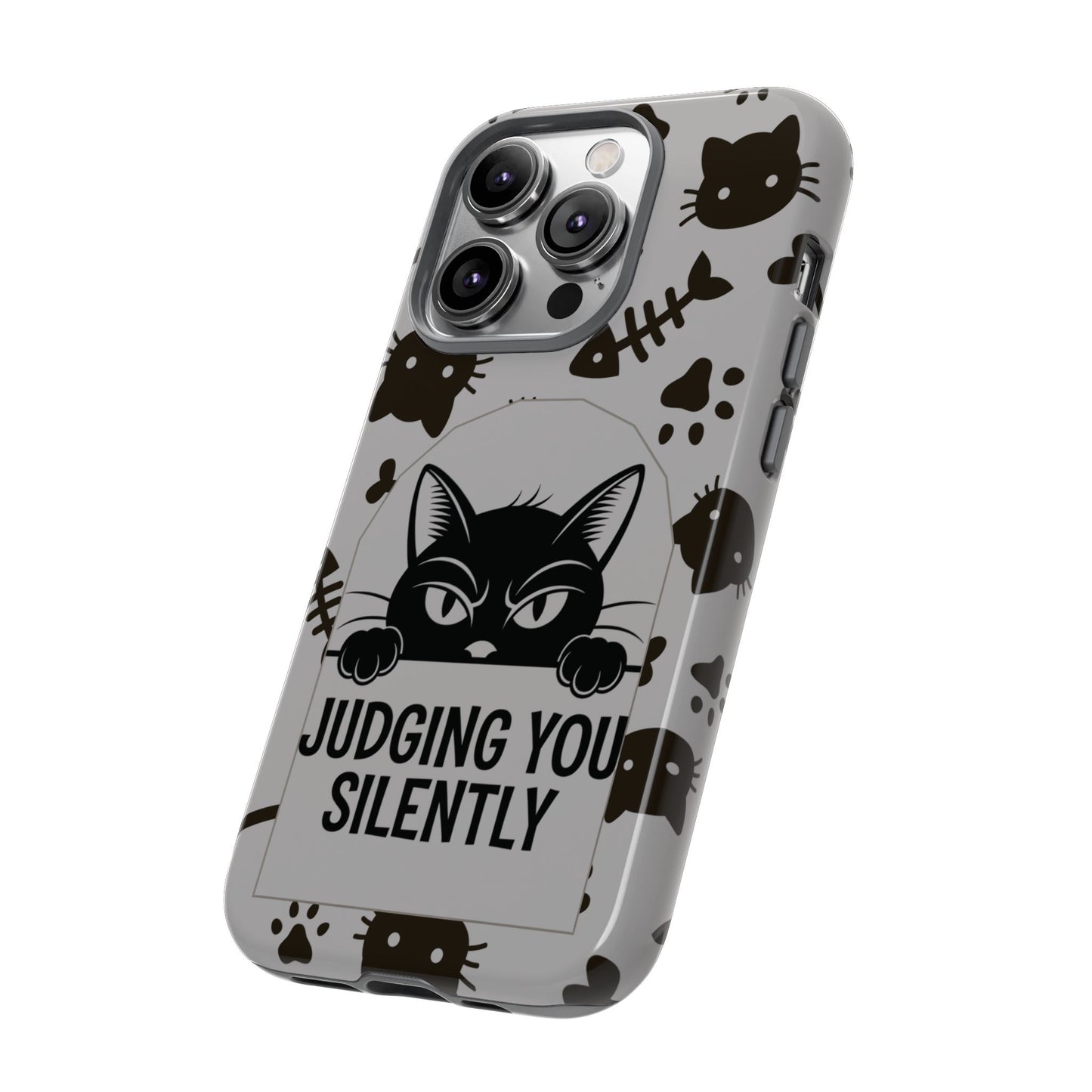Cat Phone Case - Judging You Silently Design