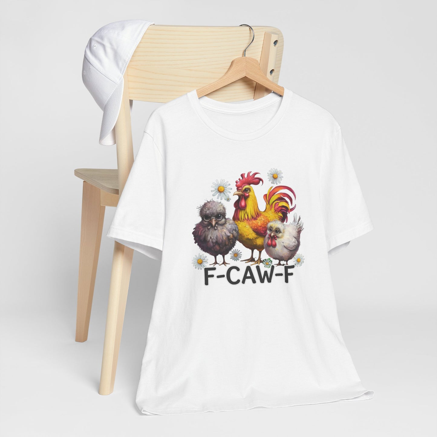 Funny Farm Animal Tee - F-CAW-F Unisex Jersey Short Sleeve Shirt