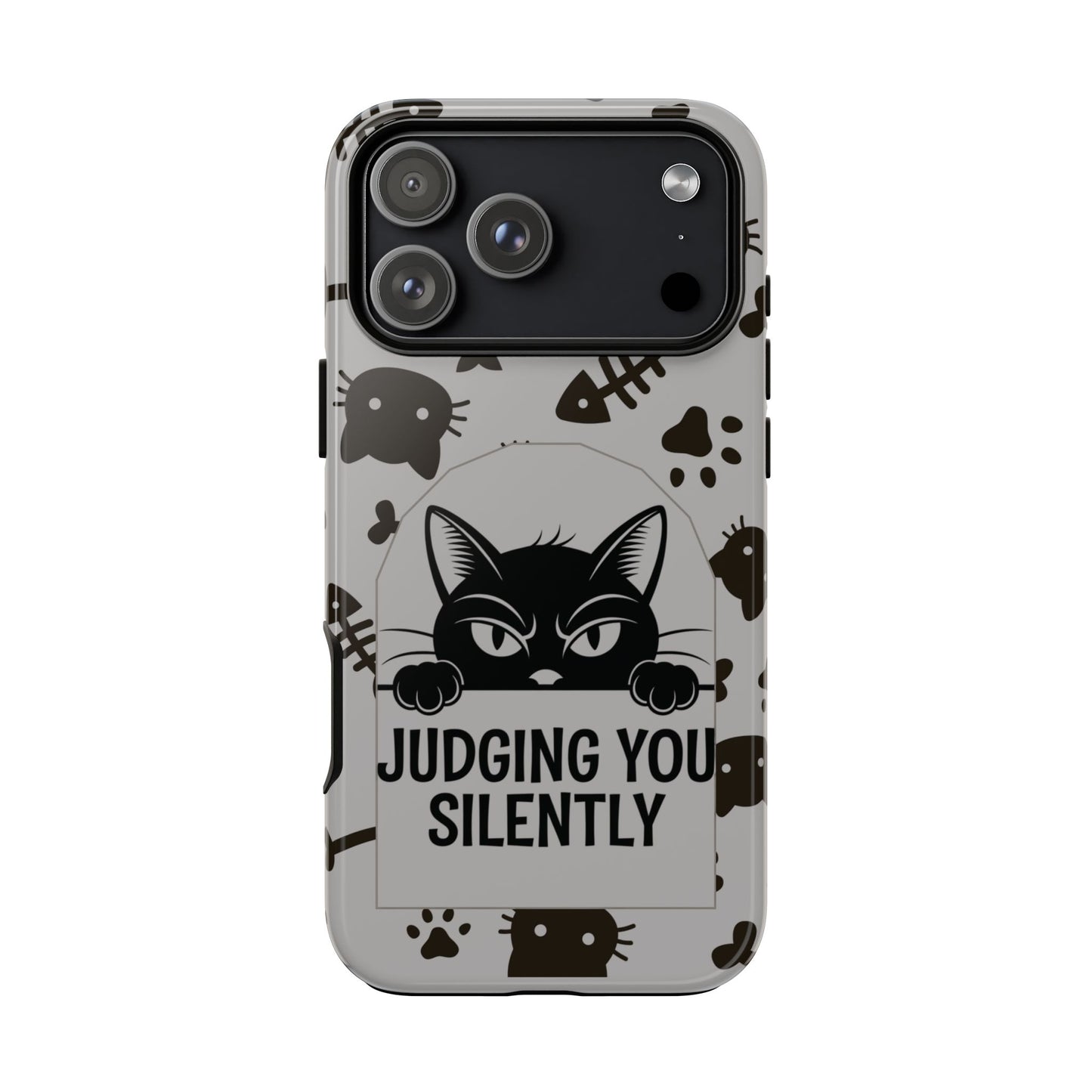 Cat Phone Case - Judging You Silently Design