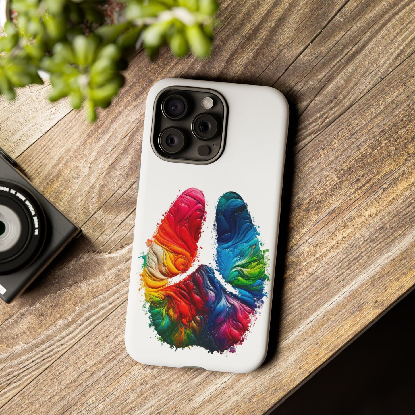 Vibrant Phone Case - Tough Cases with a Colorful Abstract of a cow hoof, Unique Phone Cover, Art Phone Accessories