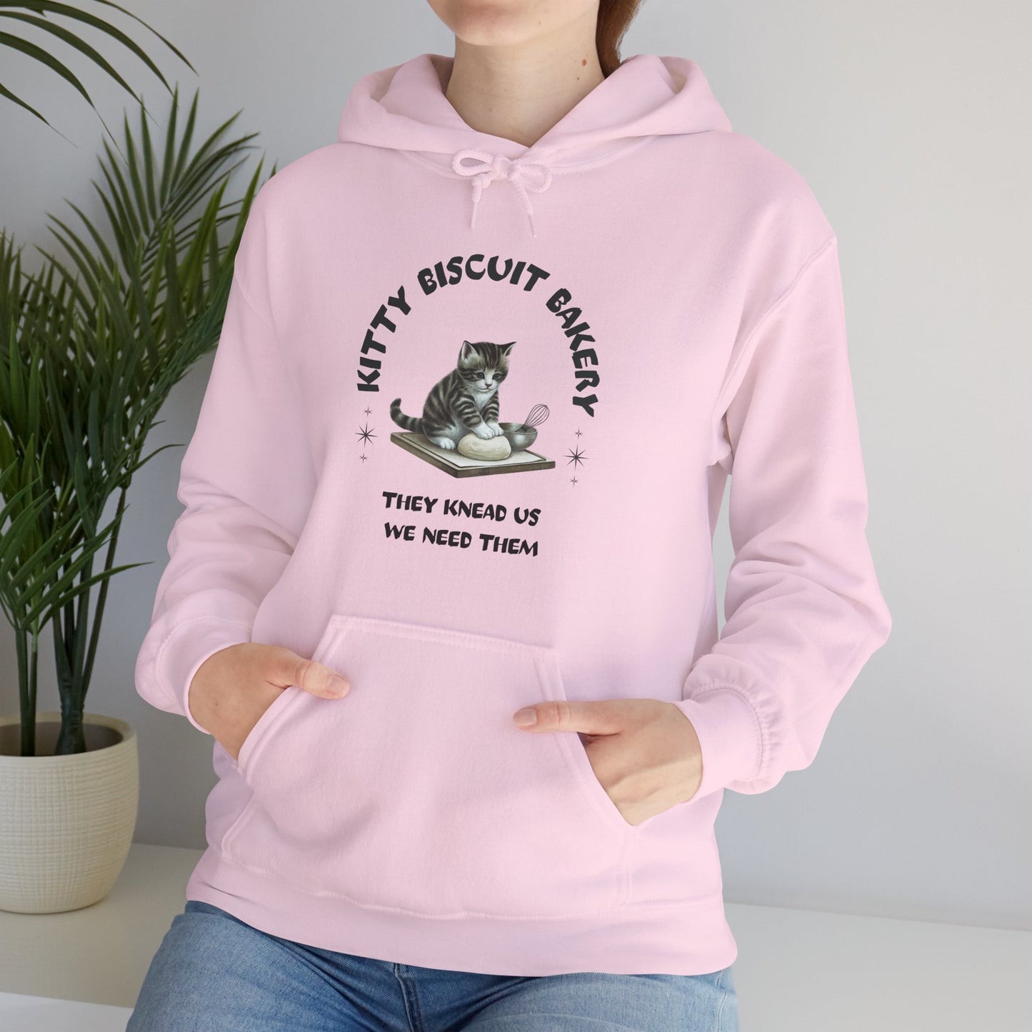 Kitty Biscuit Bakery Hoodie - Cozy Unisex hoodie for Cat Lovers