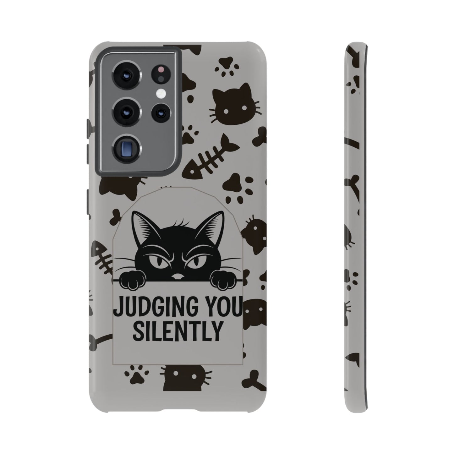 Cat Phone Case - Judging You Silently Design