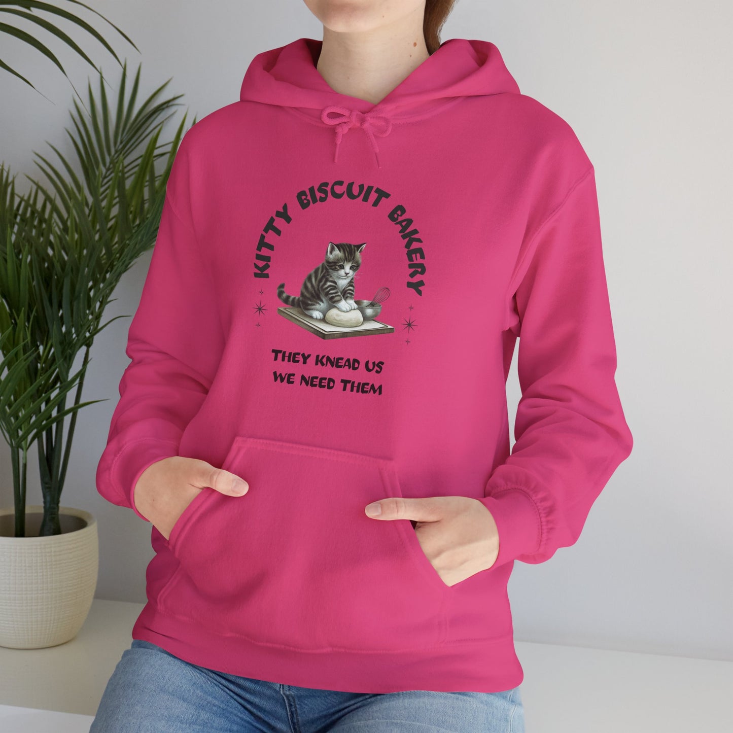 Kitty Biscuit Bakery Hoodie - Cozy Unisex hoodie for Cat Lovers