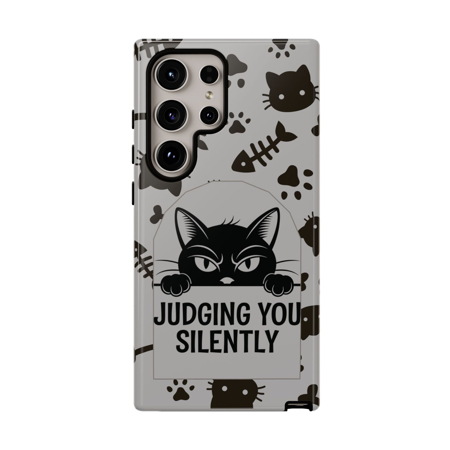 Cat Phone Case - Judging You Silently Design