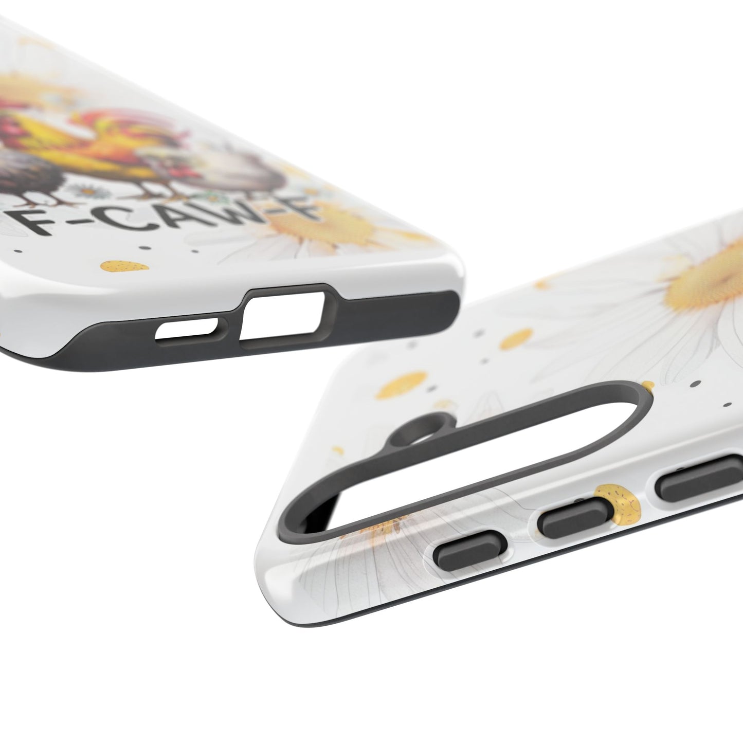 Cute Chicken Phone Case, F-CAW-F Tough Phone Cover, Gift for Chicken Lovers, Farmhouse Decor, Funny Phone Accessory