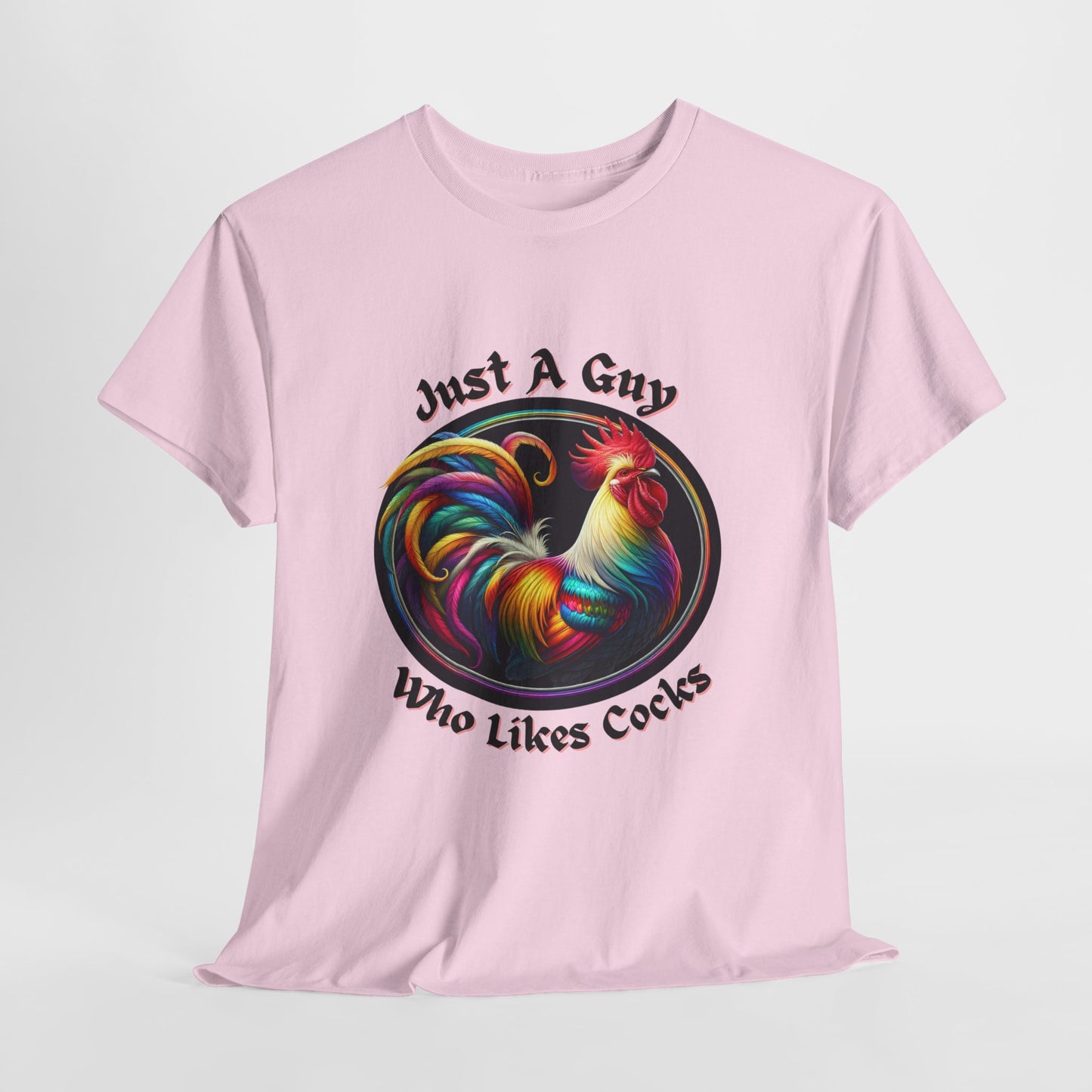 Colorful Rooster Graphic Tee for Fun Lovers, Quirky Gift, Casual Wear, Party Shirt, Farm Life Enthusiasts