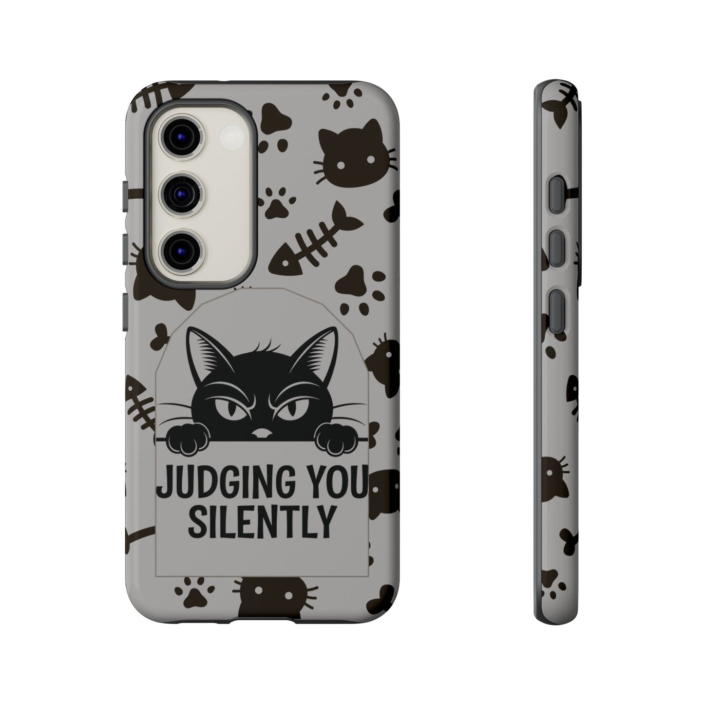Cat Phone Case - Judging You Silently Design