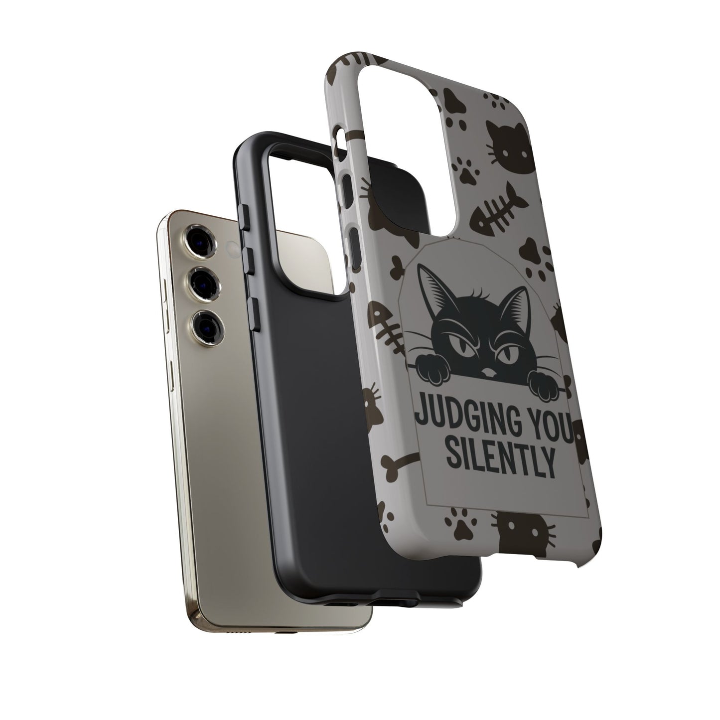 Cat Phone Case - Judging You Silently Design