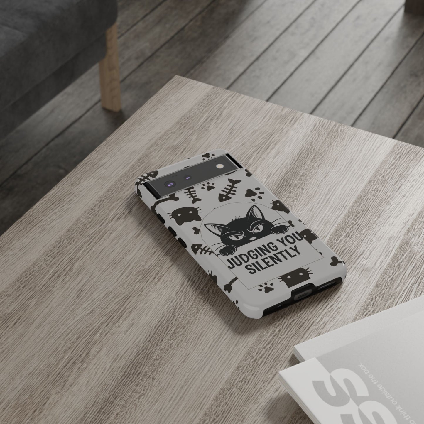 Cat Phone Case - Judging You Silently Design