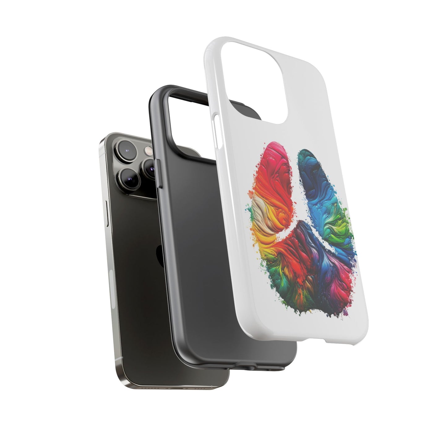 Vibrant Phone Case - Tough Cases with a Colorful Abstract of a cow hoof, Unique Phone Cover, Art Phone Accessories
