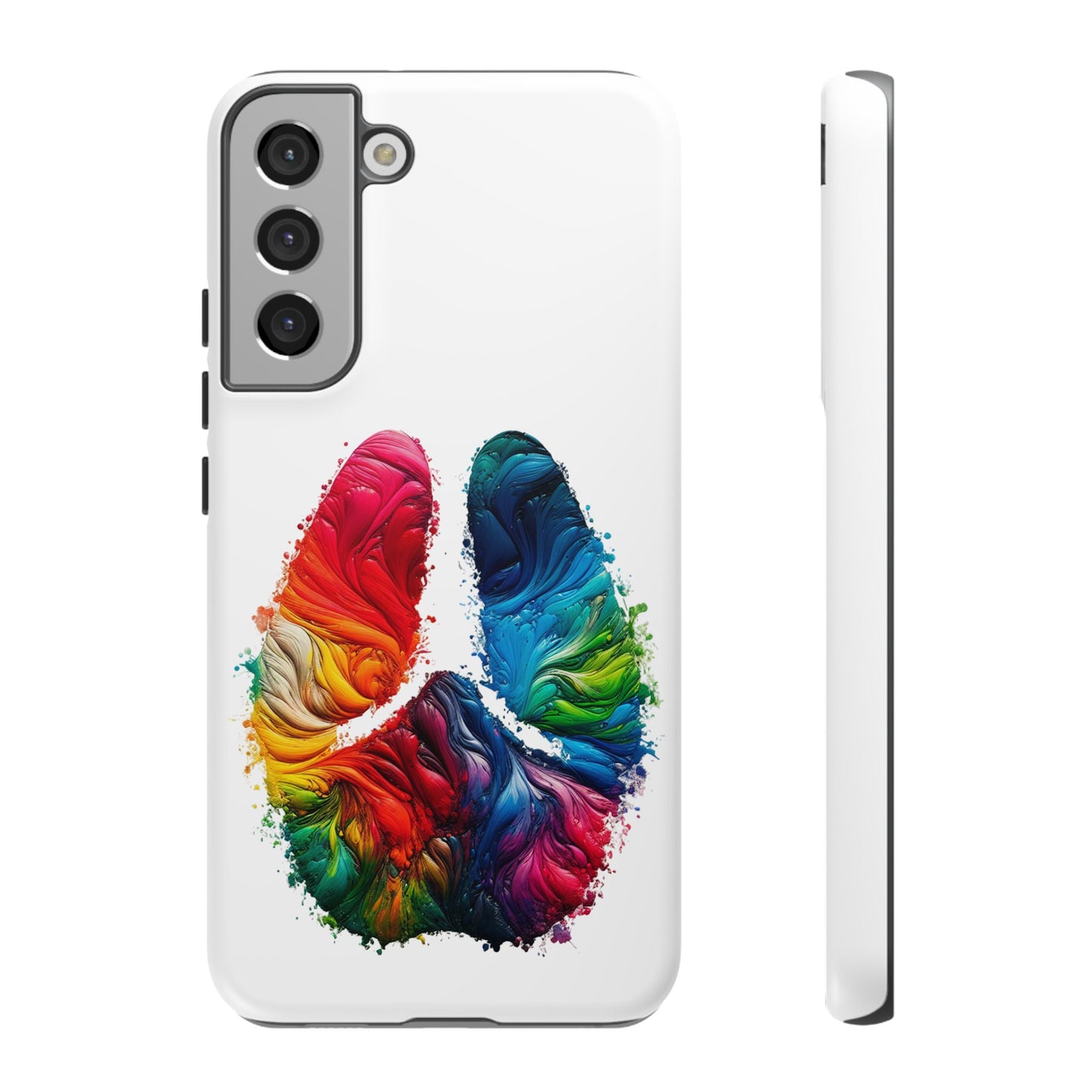 Vibrant Phone Case - Tough Cases with a Colorful Abstract of a cow hoof, Unique Phone Cover, Art Phone Accessories