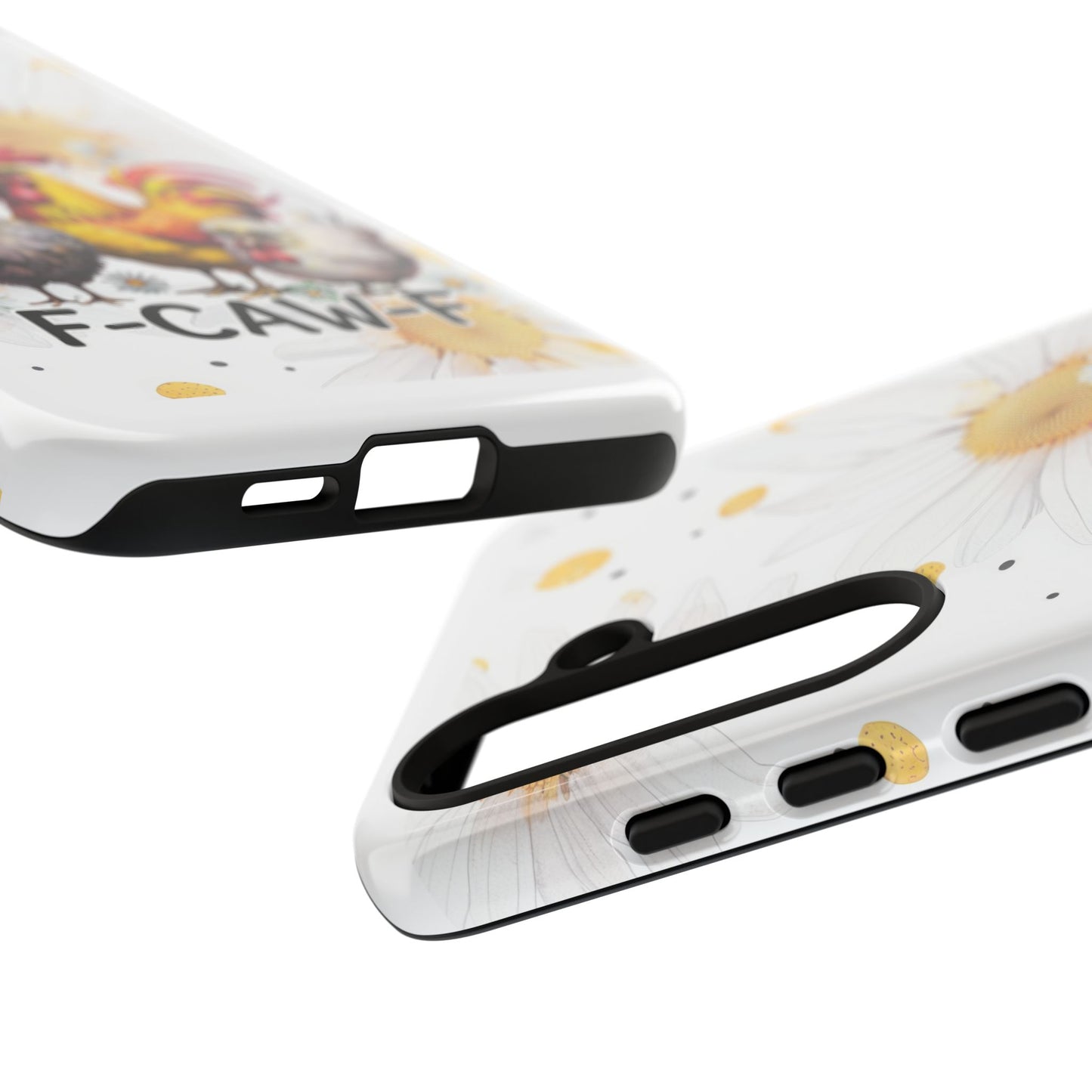 Cute Chicken Phone Case, F-CAW-F Tough Phone Cover, Gift for Chicken Lovers, Farmhouse Decor, Funny Phone Accessory