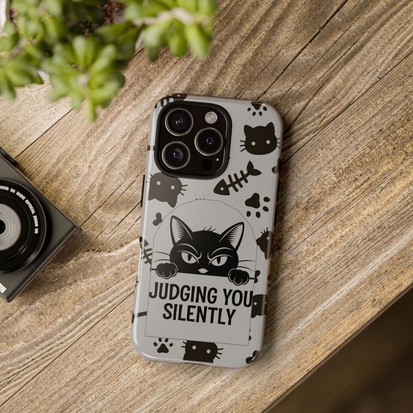 Cat Phone Case - Judging You Silently Design