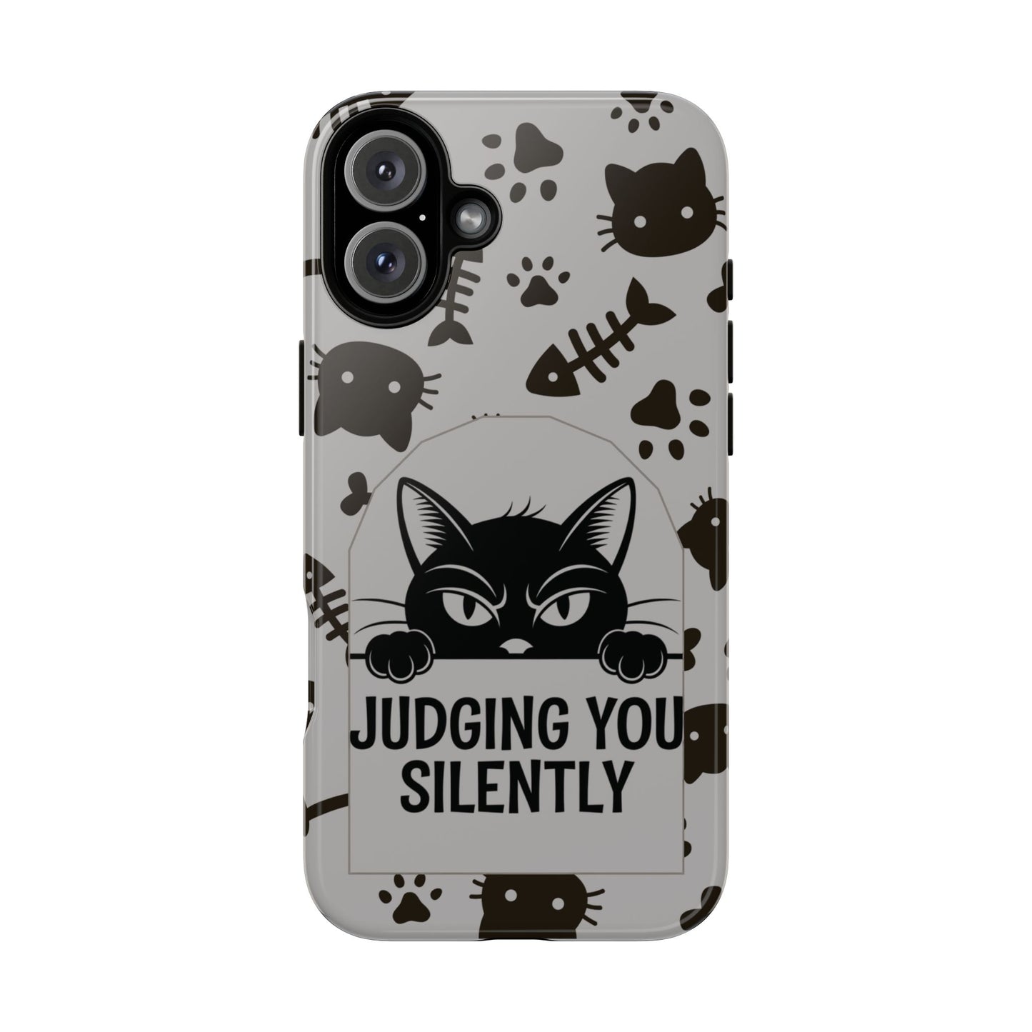 Cat Phone Case - Judging You Silently Design