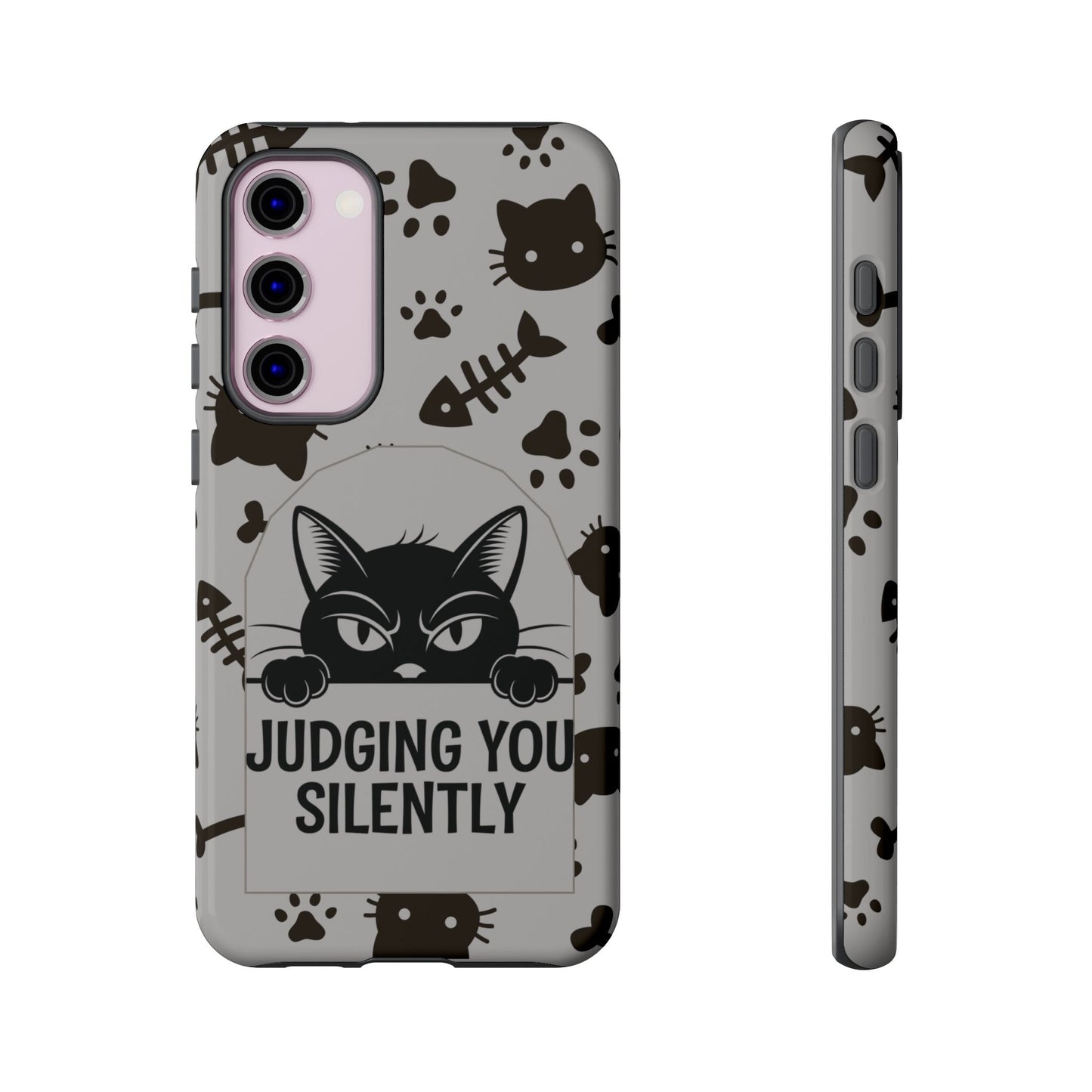 Cat Phone Case - Judging You Silently Design