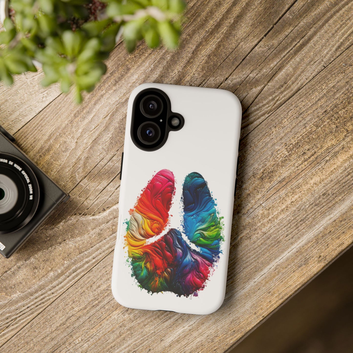 Vibrant Phone Case - Tough Cases with a Colorful Abstract of a cow hoof, Unique Phone Cover, Art Phone Accessories