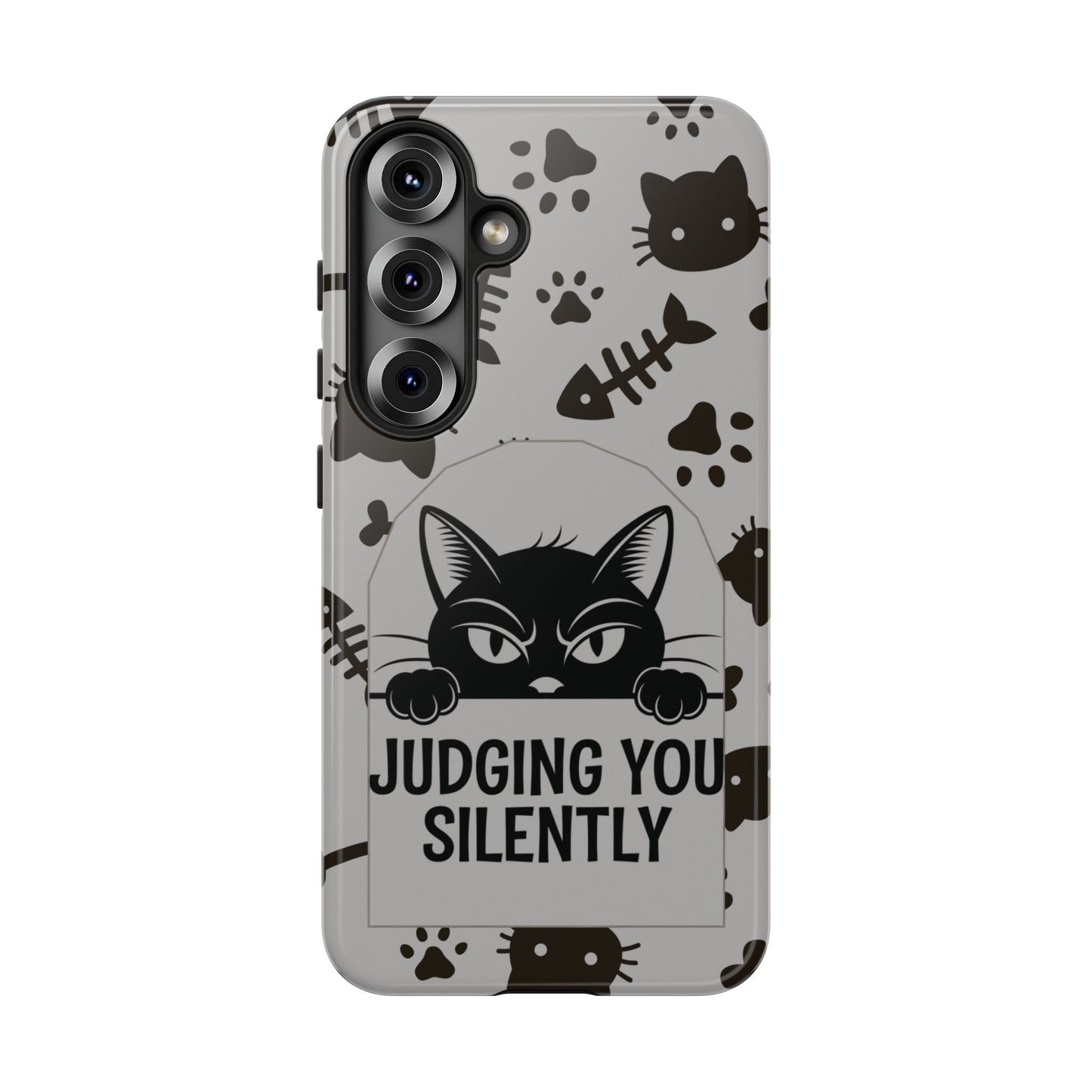 Cat Phone Case - Judging You Silently Design