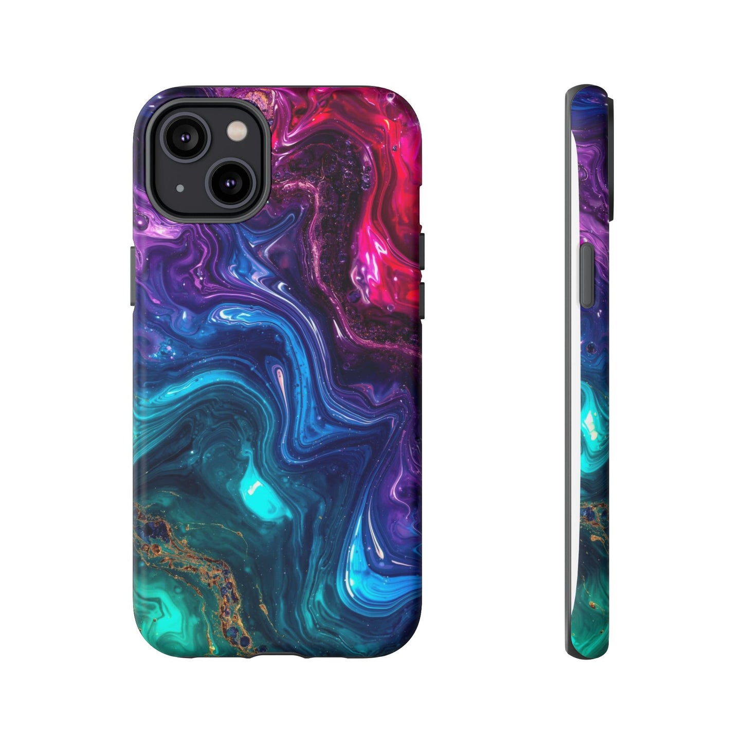 Vibrant Phone Case, Tough Cases for Protection, Colorful Cell Phone Cover, Unique Phone Accessory, Stylish Gifts for Her