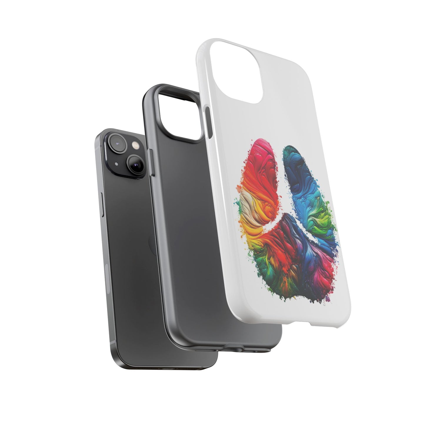 Vibrant Phone Case - Tough Cases with a Colorful Abstract of a cow hoof, Unique Phone Cover, Art Phone Accessories