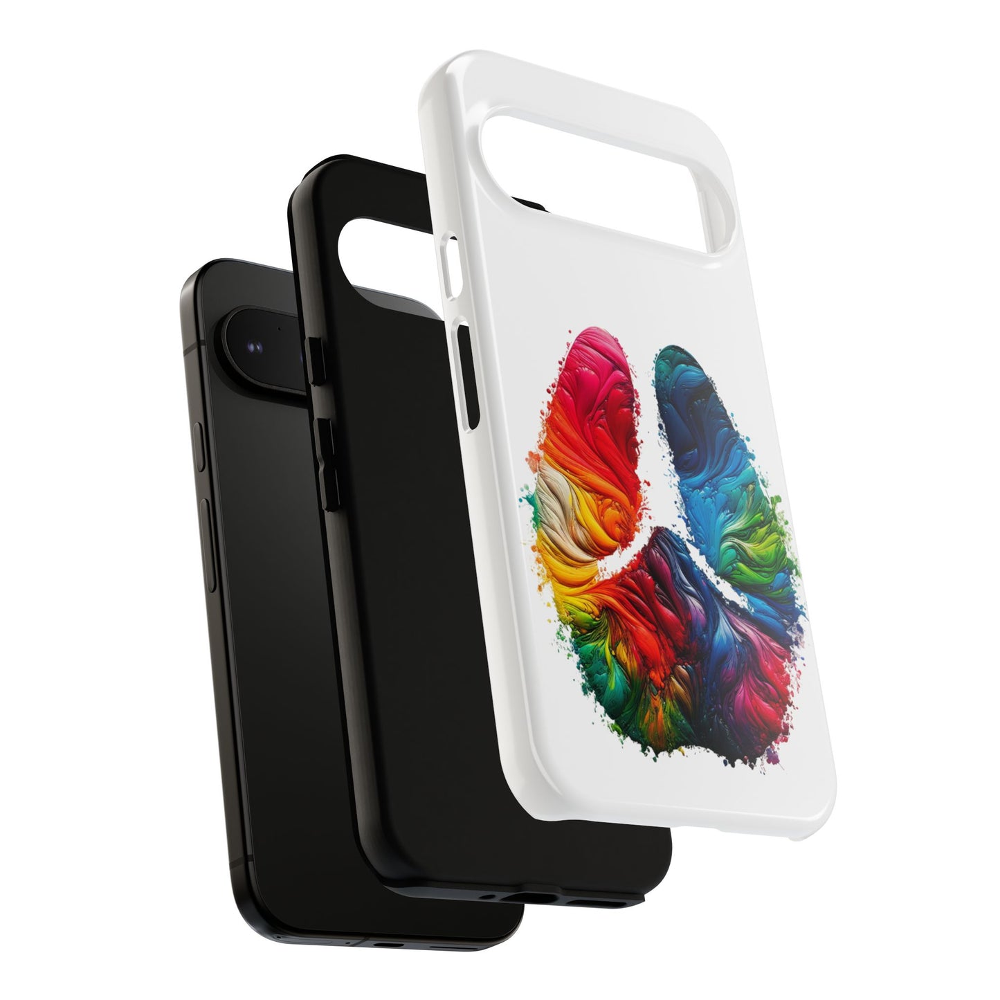 Vibrant Phone Case - Tough Cases with a Colorful Abstract of a cow hoof, Unique Phone Cover, Art Phone Accessories