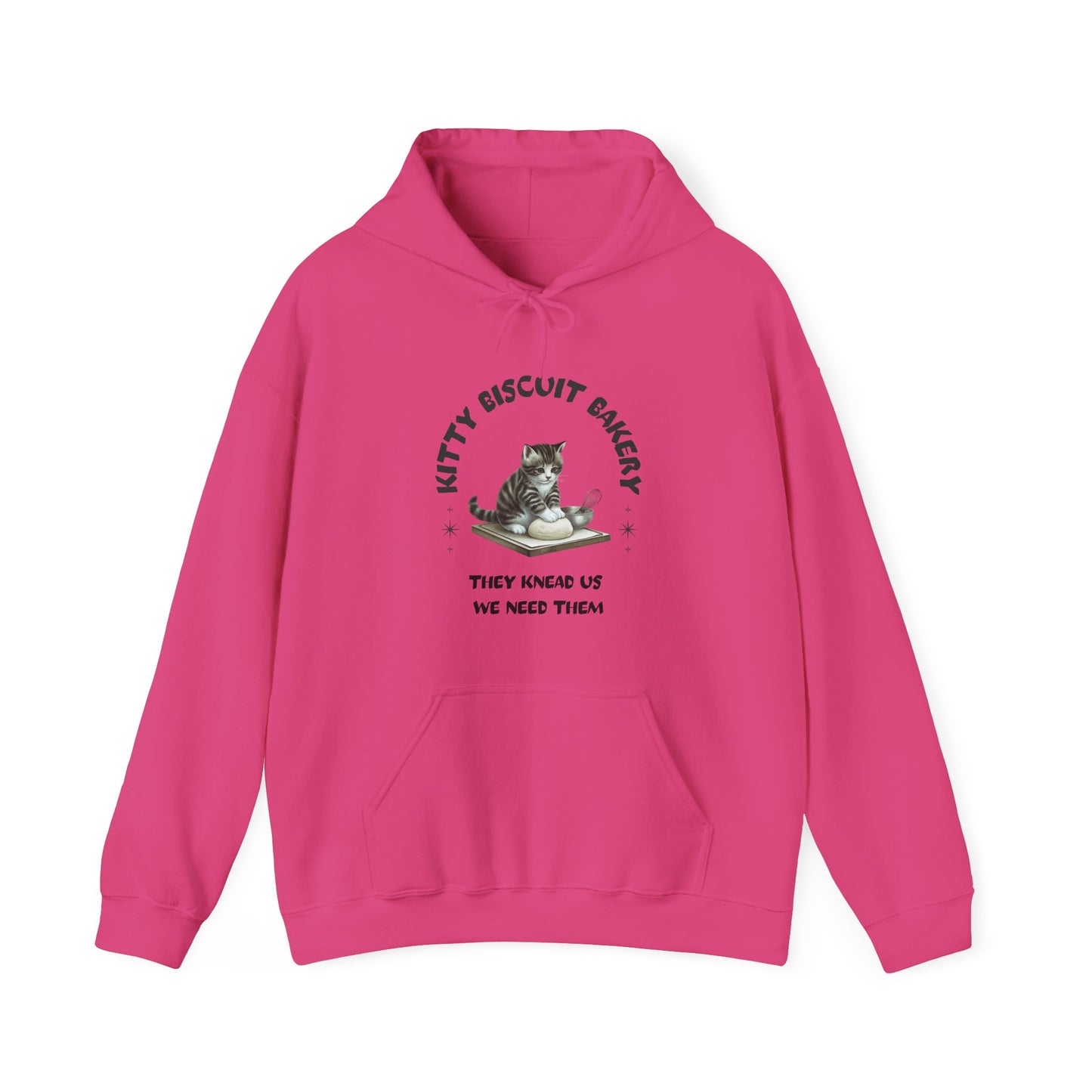 Kitty Biscuit Bakery Hoodie - Cozy Unisex hoodie for Cat Lovers