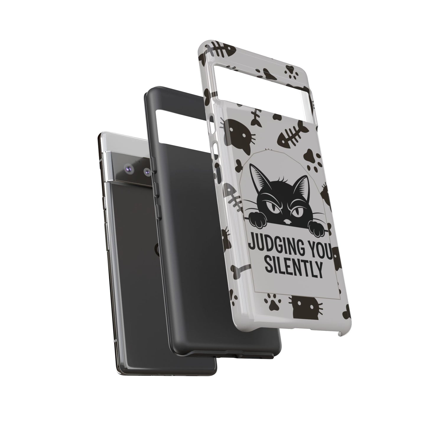 Cat Phone Case - Judging You Silently Design