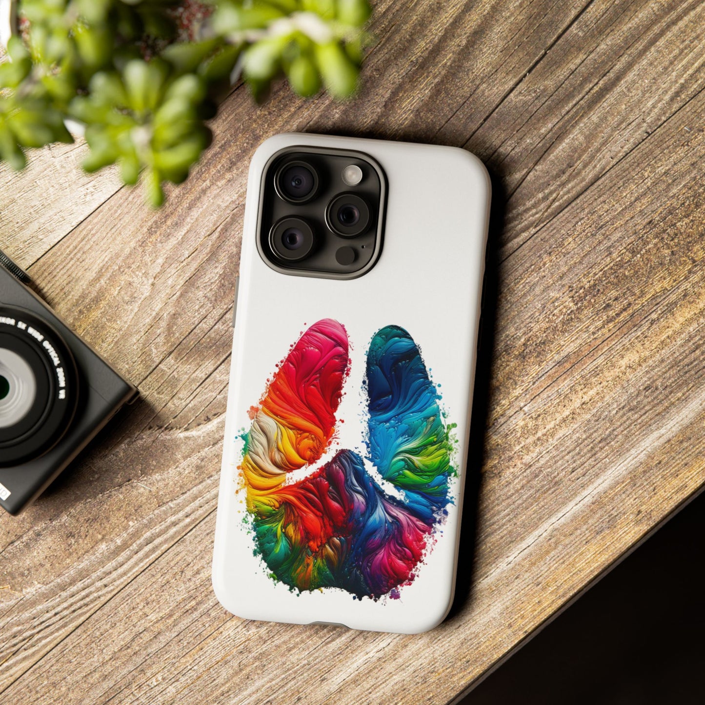 Vibrant Phone Case - Tough Cases with a Colorful Abstract of a cow hoof, Unique Phone Cover, Art Phone Accessories