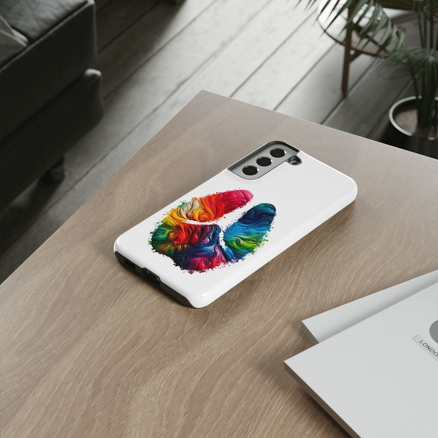 Vibrant Phone Case - Tough Cases with a Colorful Abstract of a cow hoof, Unique Phone Cover, Art Phone Accessories