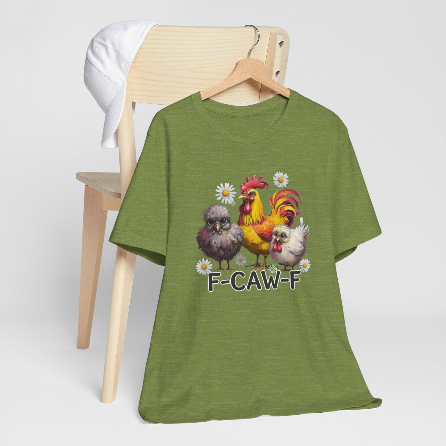 Funny Farm Animal Tee - F-CAW-F Unisex Jersey Short Sleeve Shirt