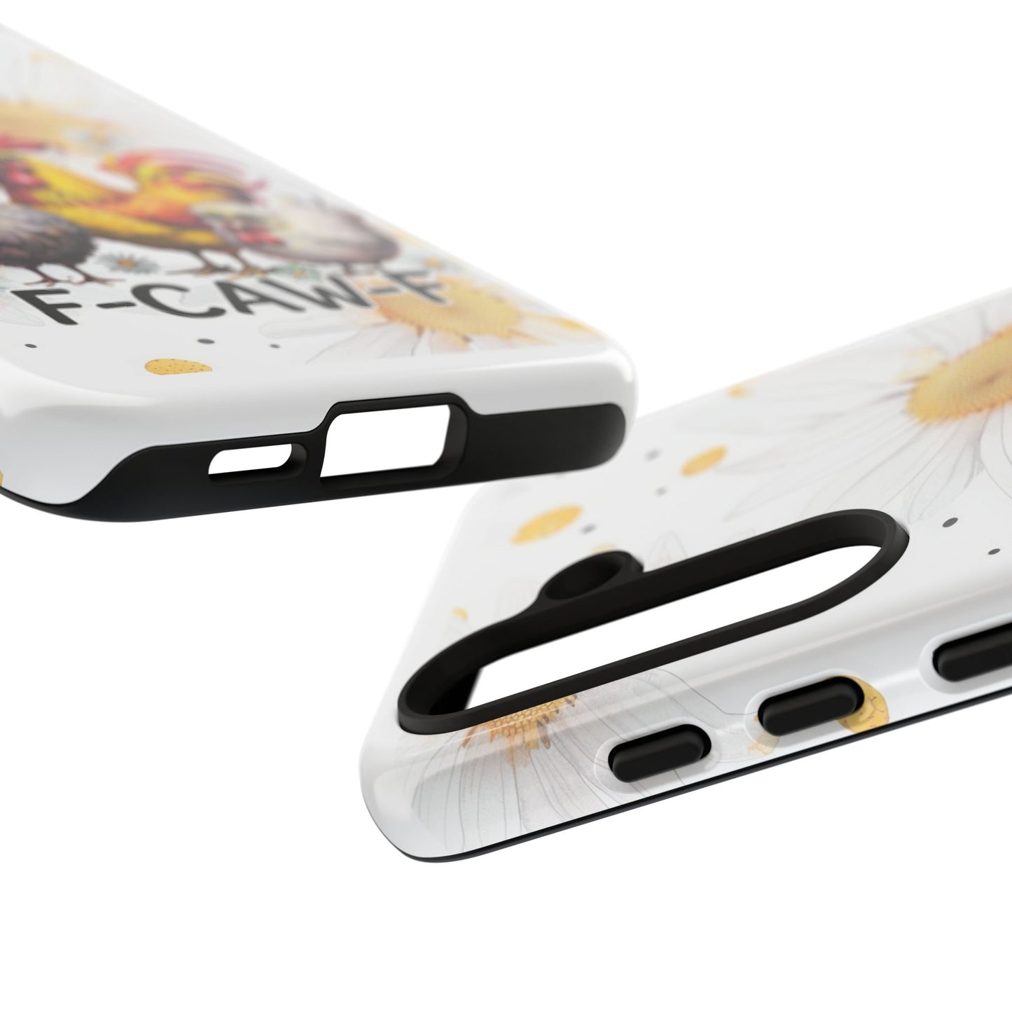 Cute Chicken Phone Case, F-CAW-F Tough Phone Cover, Gift for Chicken Lovers, Farmhouse Decor, Funny Phone Accessory