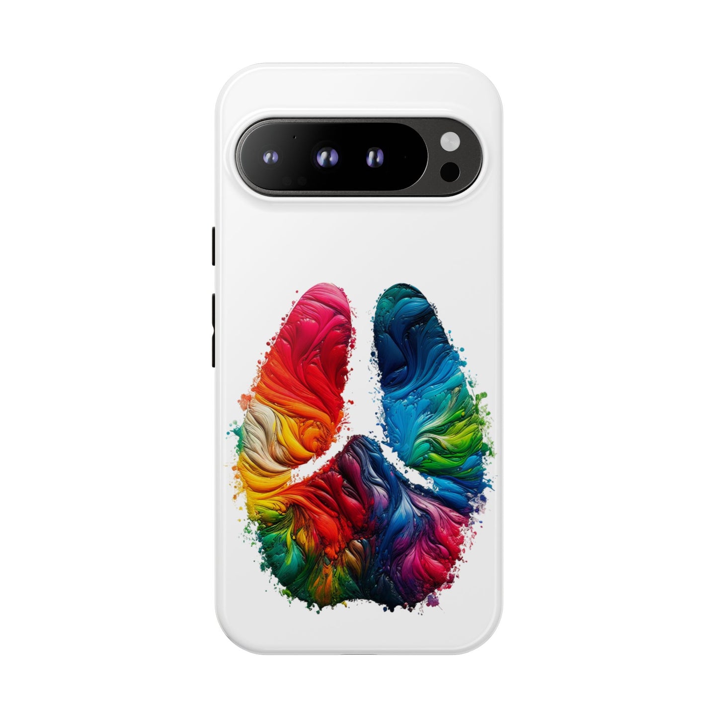 Vibrant Phone Case - Tough Cases with a Colorful Abstract of a cow hoof, Unique Phone Cover, Art Phone Accessories
