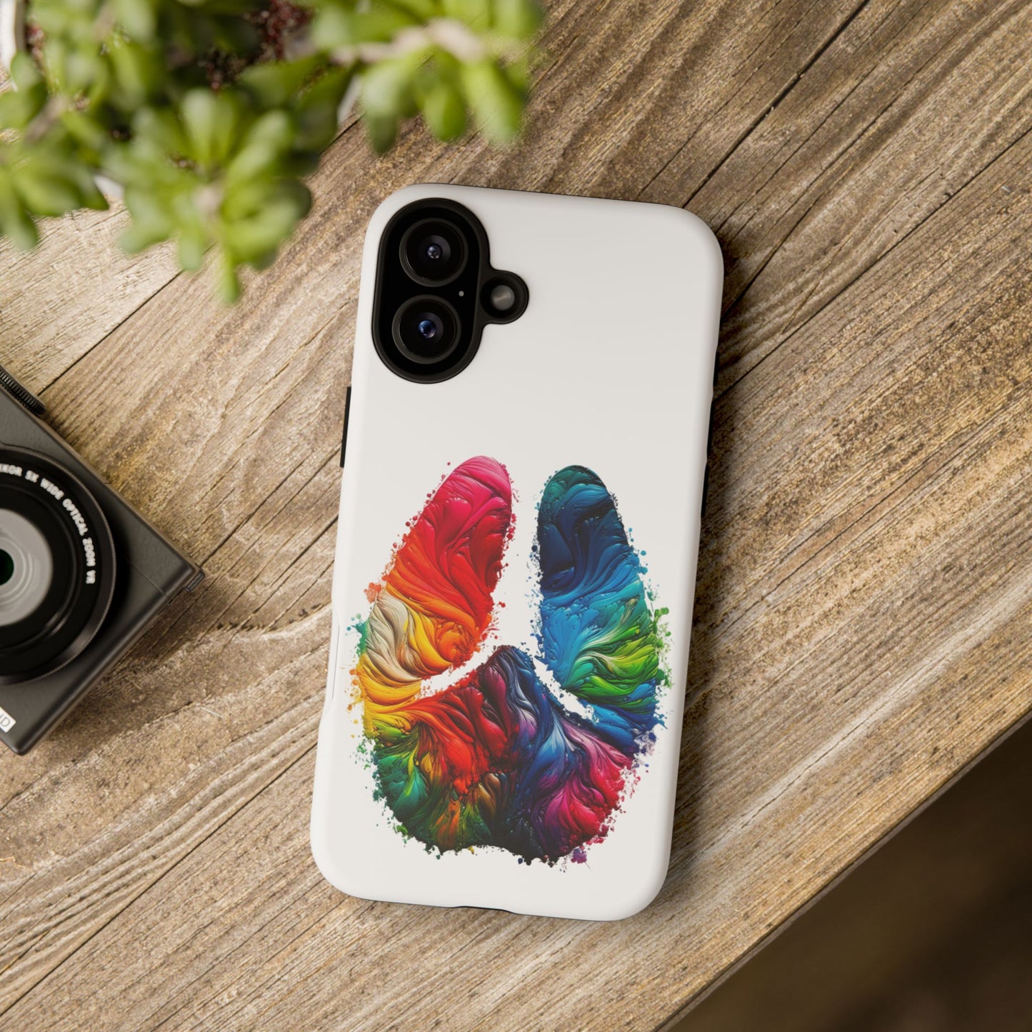 Vibrant Phone Case - Tough Cases with a Colorful Abstract of a cow hoof, Unique Phone Cover, Art Phone Accessories