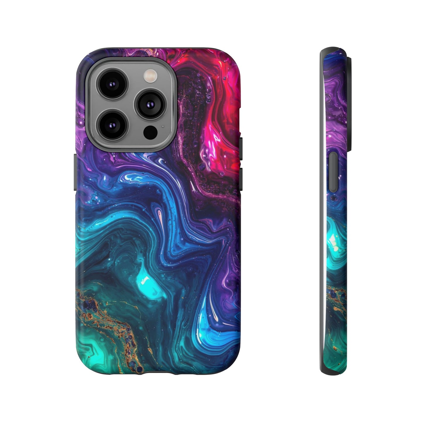 Vibrant Phone Case, Tough Cases for Protection, Colorful Cell Phone Cover, Unique Phone Accessory, Stylish Gifts for Her